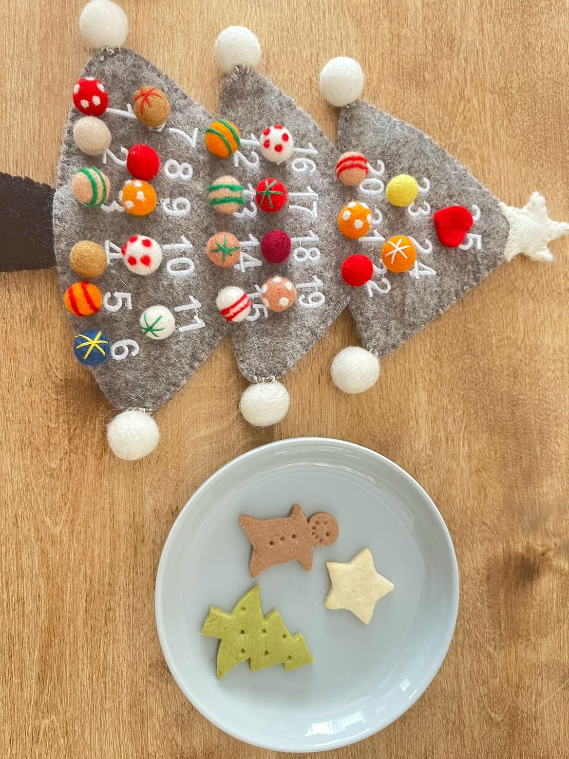 クリスマスモチーフの米粉クッキー